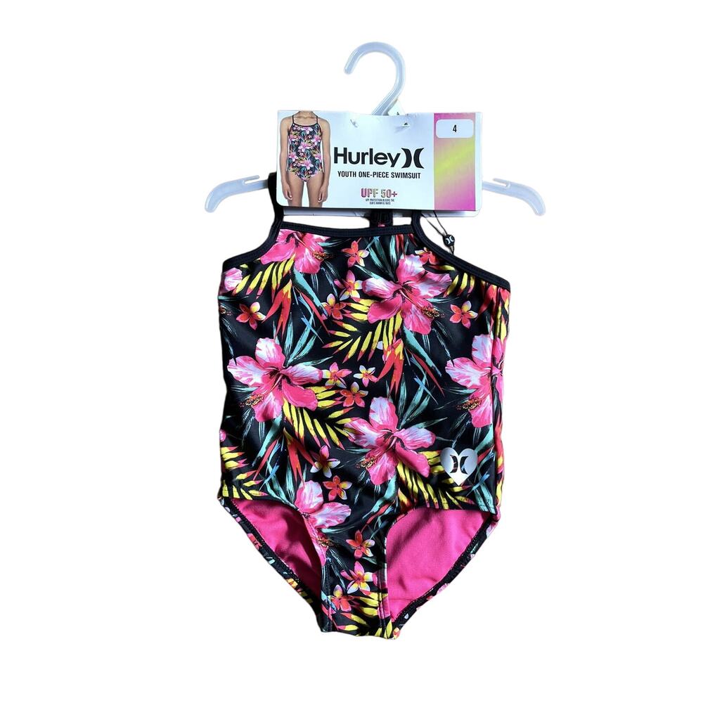 Girls' Hurley Swimsuit, 4